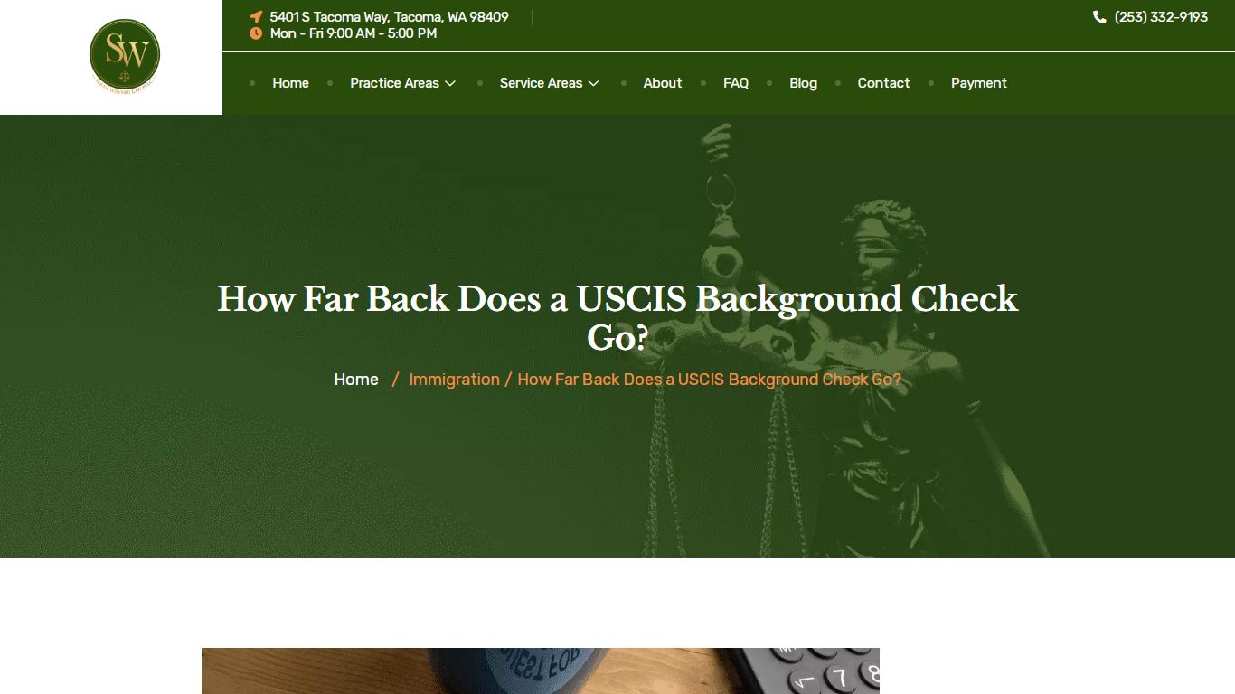 How Far Back Does USCIS Background Check Go? - Waweru Law